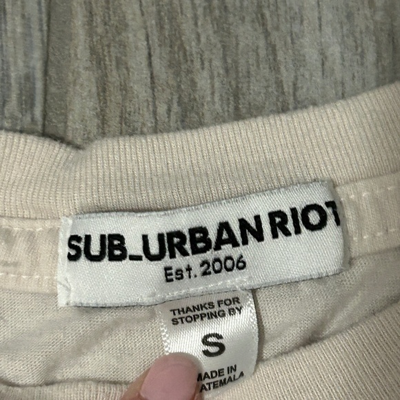 LIKE NEW! Women's Sub_Urban Riot Human Kind Shirt - SMALL - Picture 4 of 4